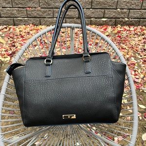 Brand New with Tags INC Black and Blue Shoulder Bag